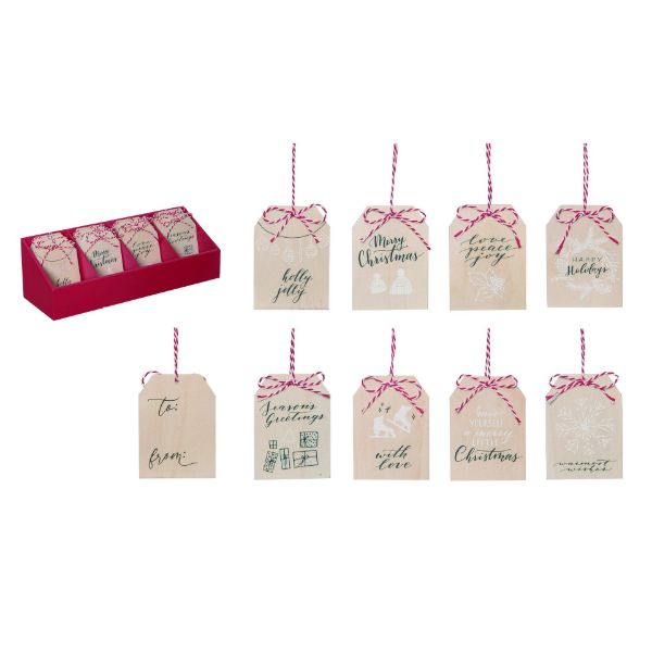 PLYWOOD CHRISTMAS TAG