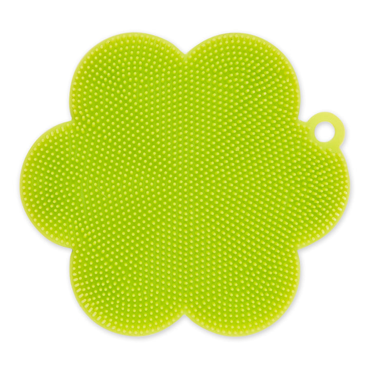 FLOWER SHAPED SCRUBBER/GREEN