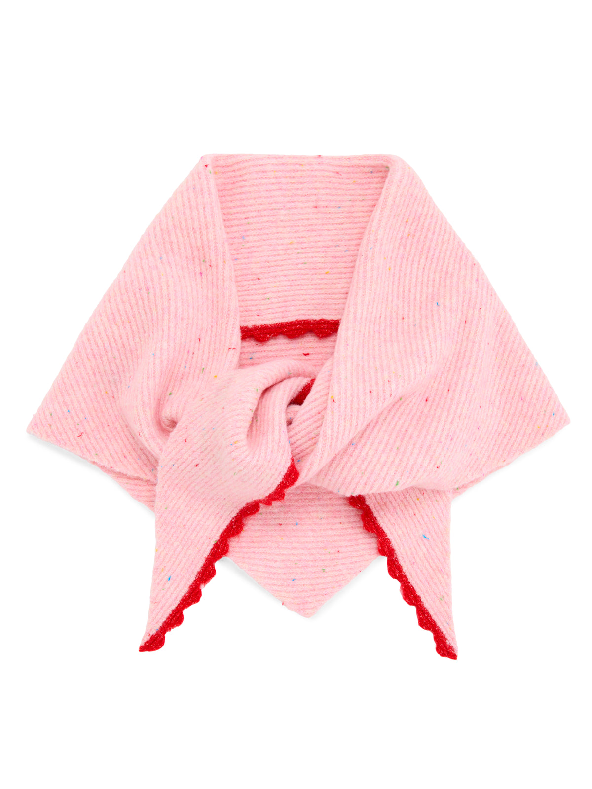 SHIRALEAH TRIANGE SCARF-KENRA BLUSH