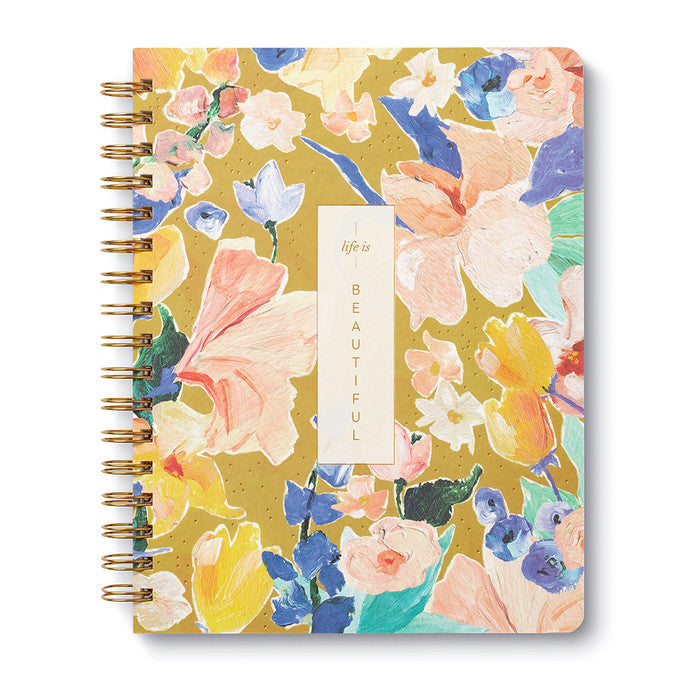 SPIRAL NOTEBOOK-LIFE IS BEAUTIFUL