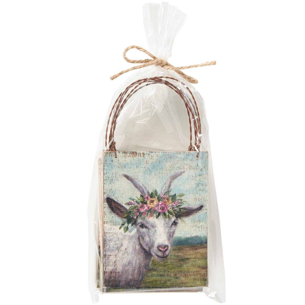 ORNAMENT SET - FLORAL ANIMALS