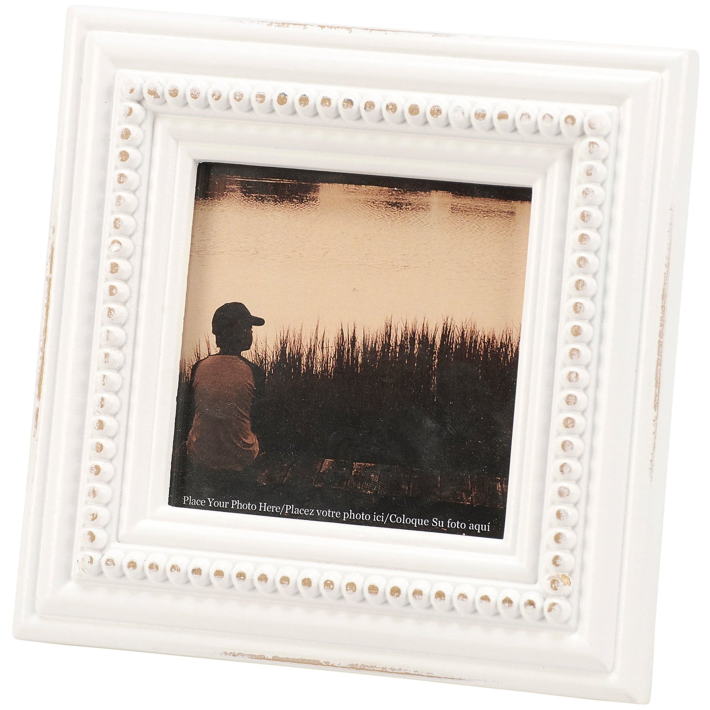 PHOTO FRAME - SQUARE BEADED