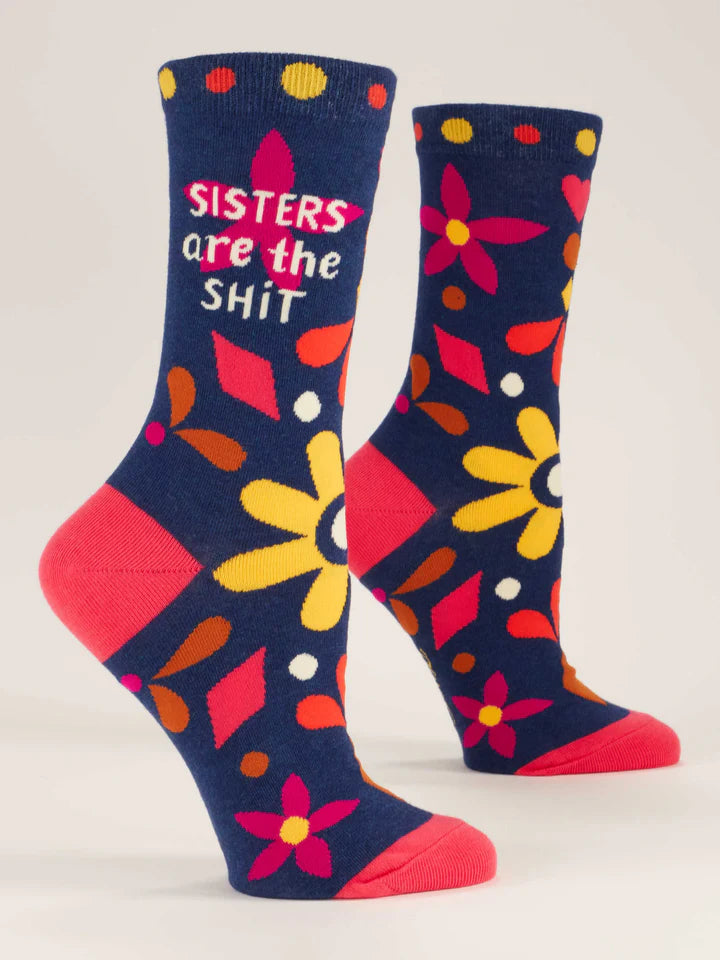BLUE Q SOCKS- SISTERS ARE THE SHIT