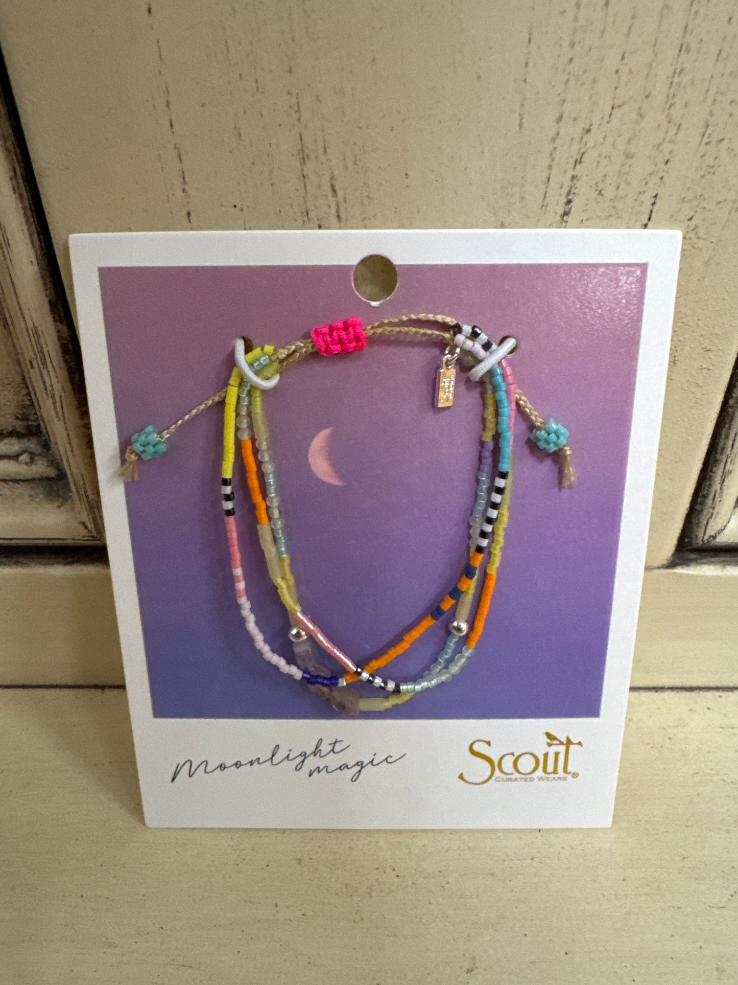 SCOUT MIXED MEDIA BRACELET-PROTECTION AMETHYST