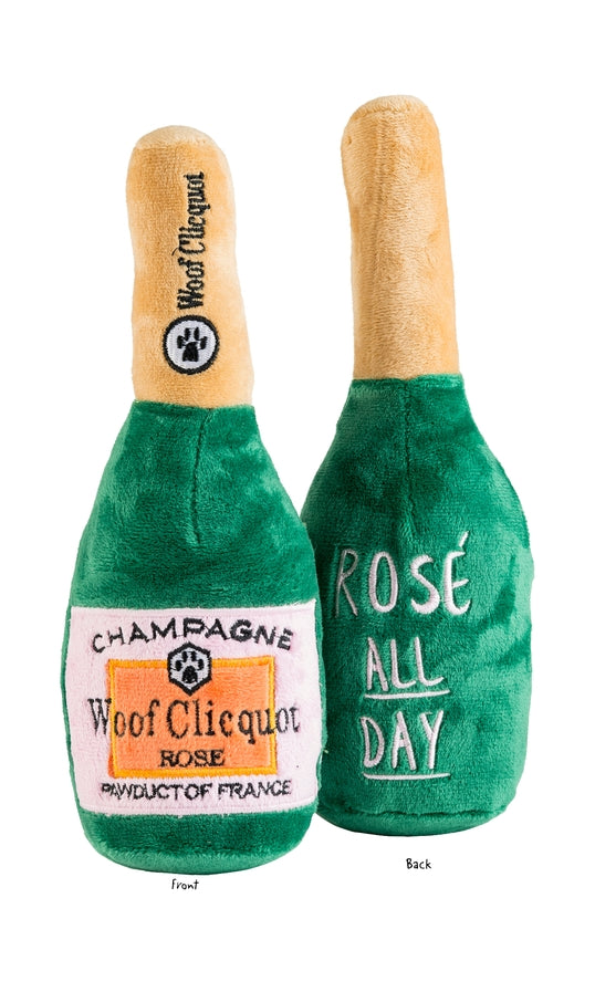 WOOF CLICQUOT ROSE DOG TOY - LARGE
