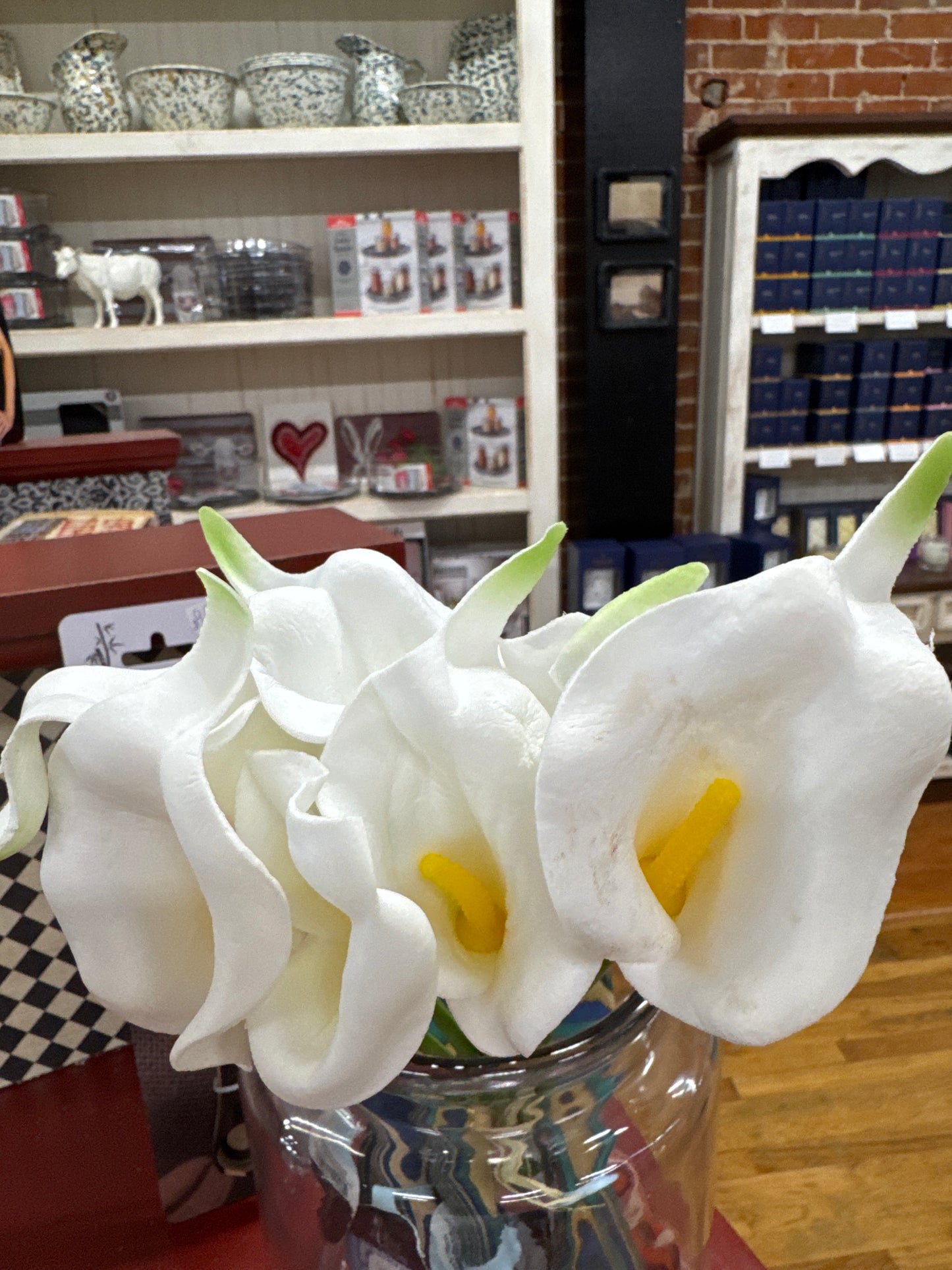 BUNDLE OF 7 CALLA LILY STEM/WHITE