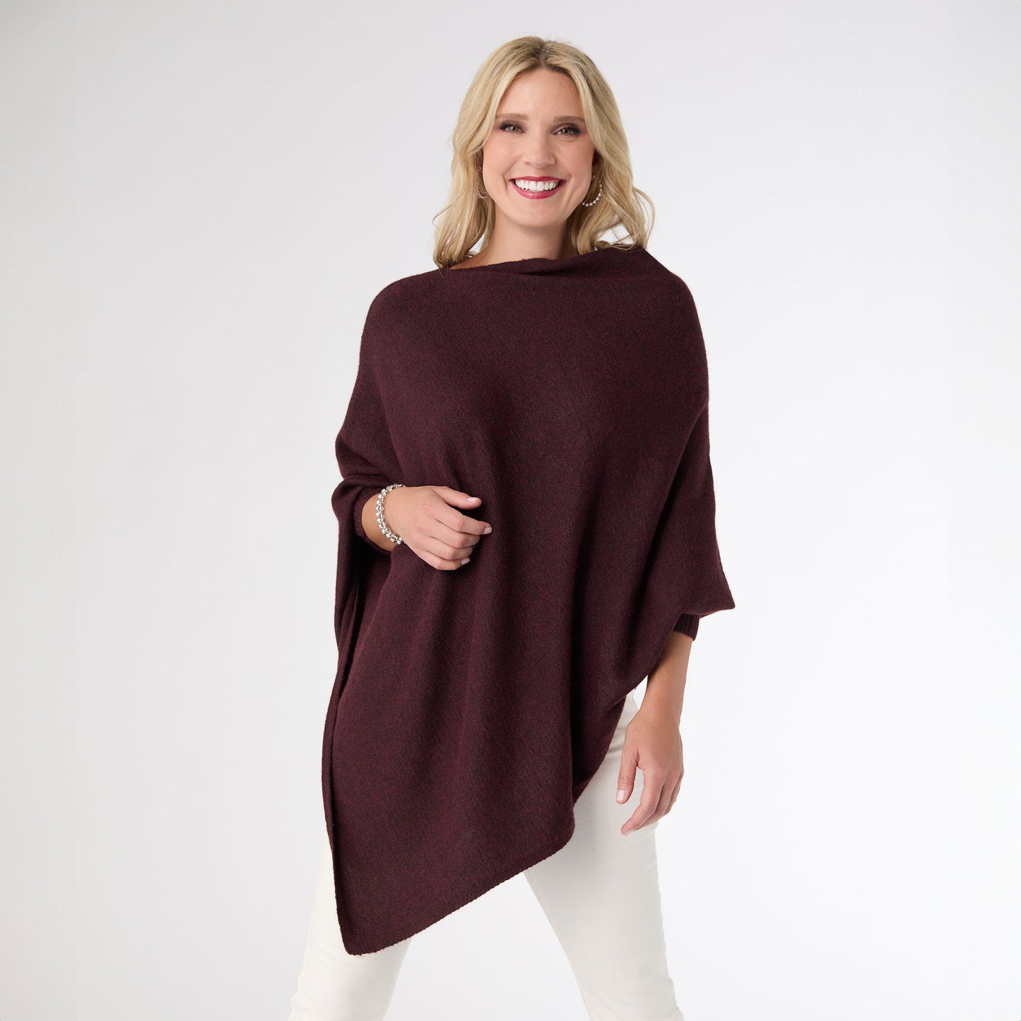 COCO&CARMEN-DYLAN SWEATER PONCHO-OS
