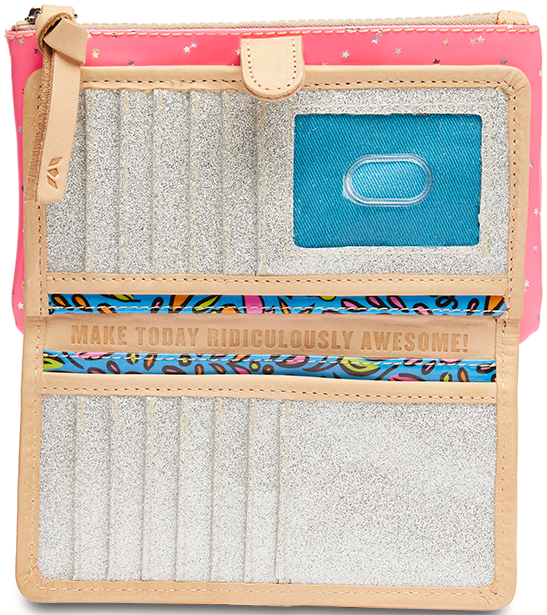 CONSUELA ZIPPY WALLET SHINE