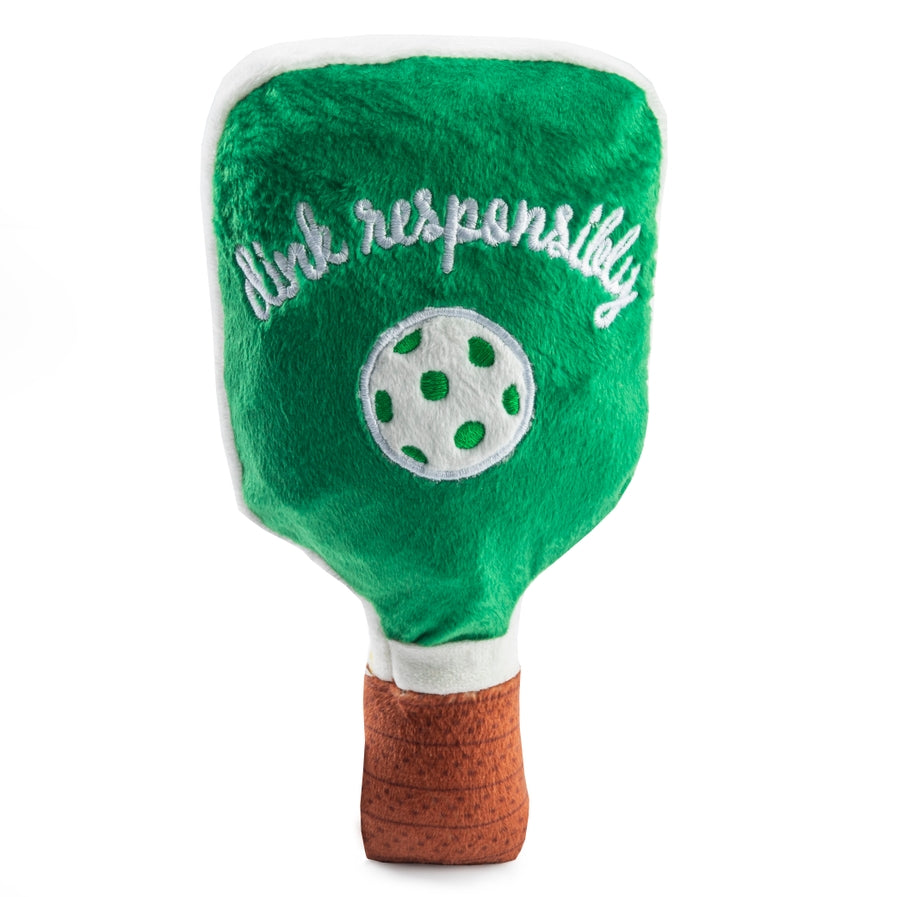 GREEN STRIPE PICKLEBALL PADDLE DOG TOY