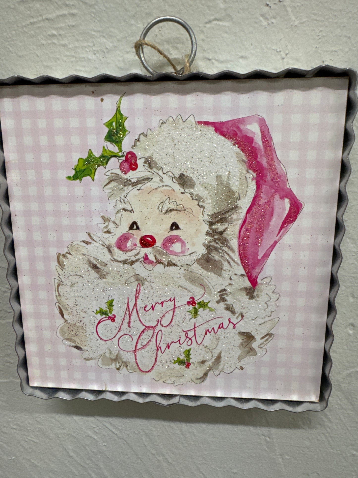 MINI GALLERY-PINK SANTA