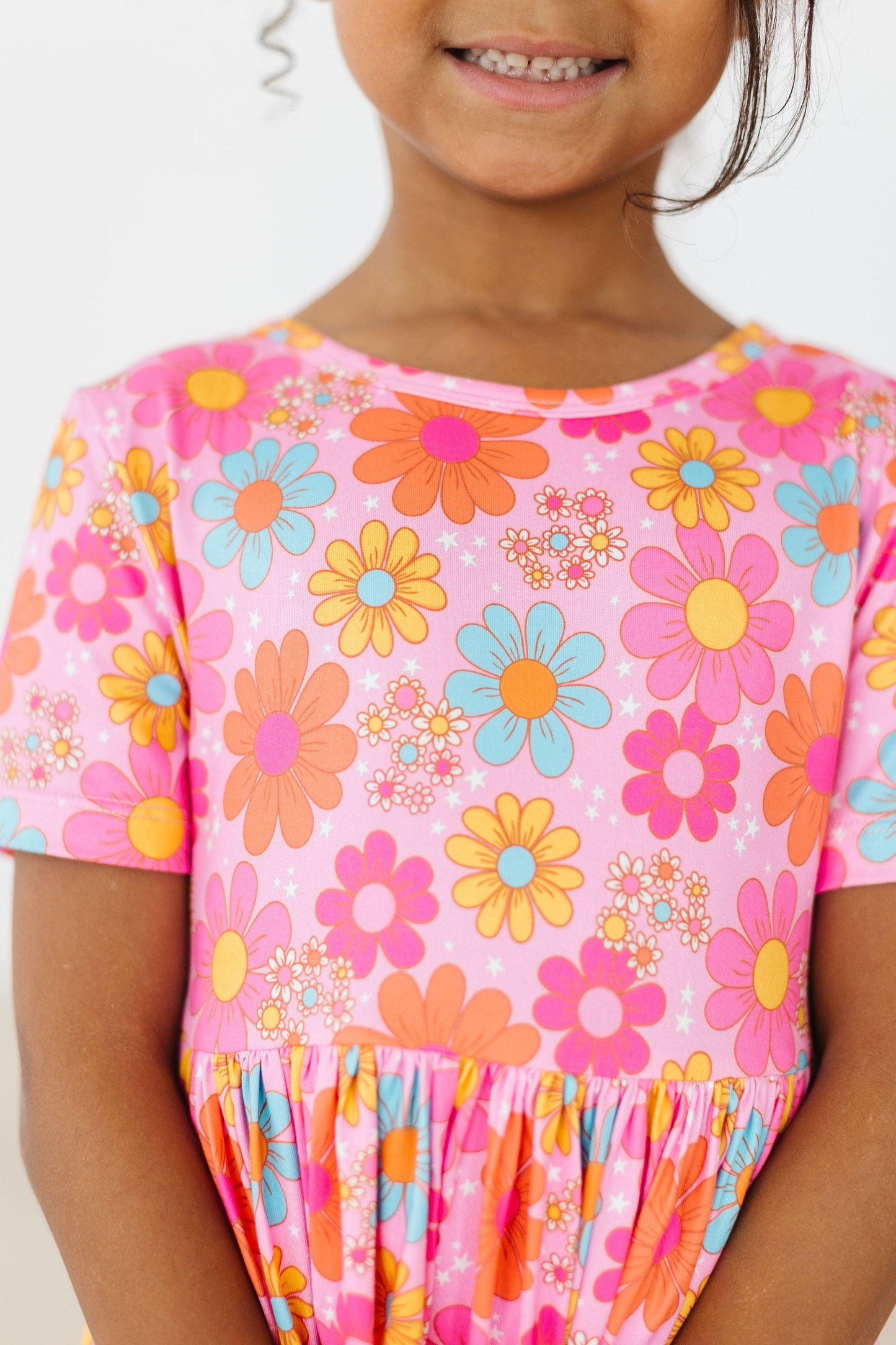 MILA & ROSE POCKET TWIRL DRESS - PETAL POP