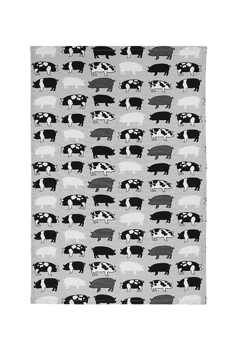 MU KITCHEN COTTON TOWEL-PIGS