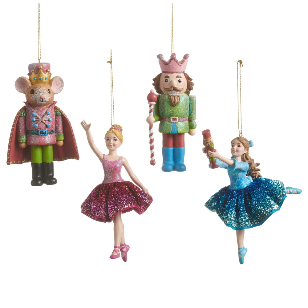 RAZ-5.5" NUTCRACKER SUITE CHARACTER ORNAMENT