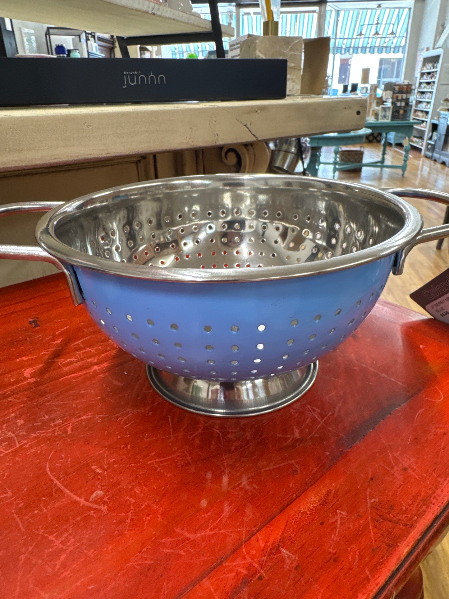 6" BERRY MINI COLANDER-BLUE