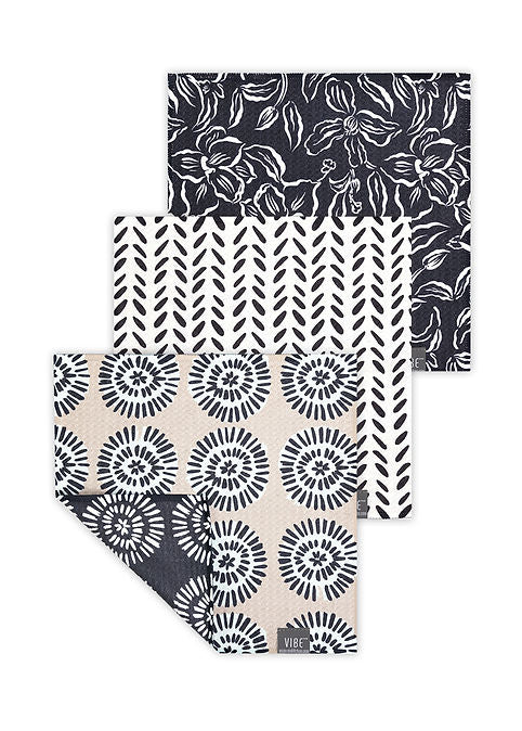 MU KITCHEN VIBE DISH CLOTH SET-JET