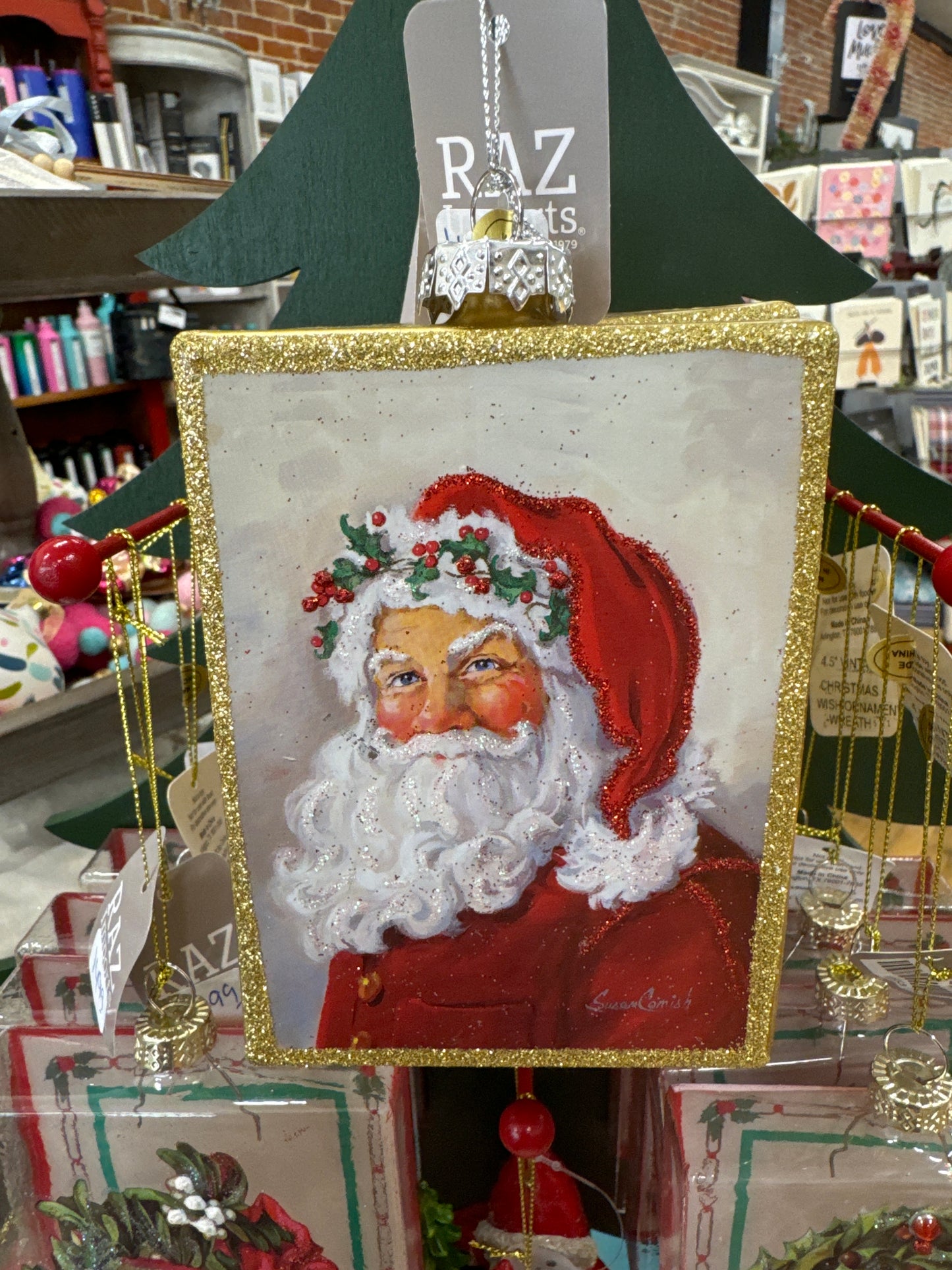 5" SANTA CLASSIC ORNAMENT