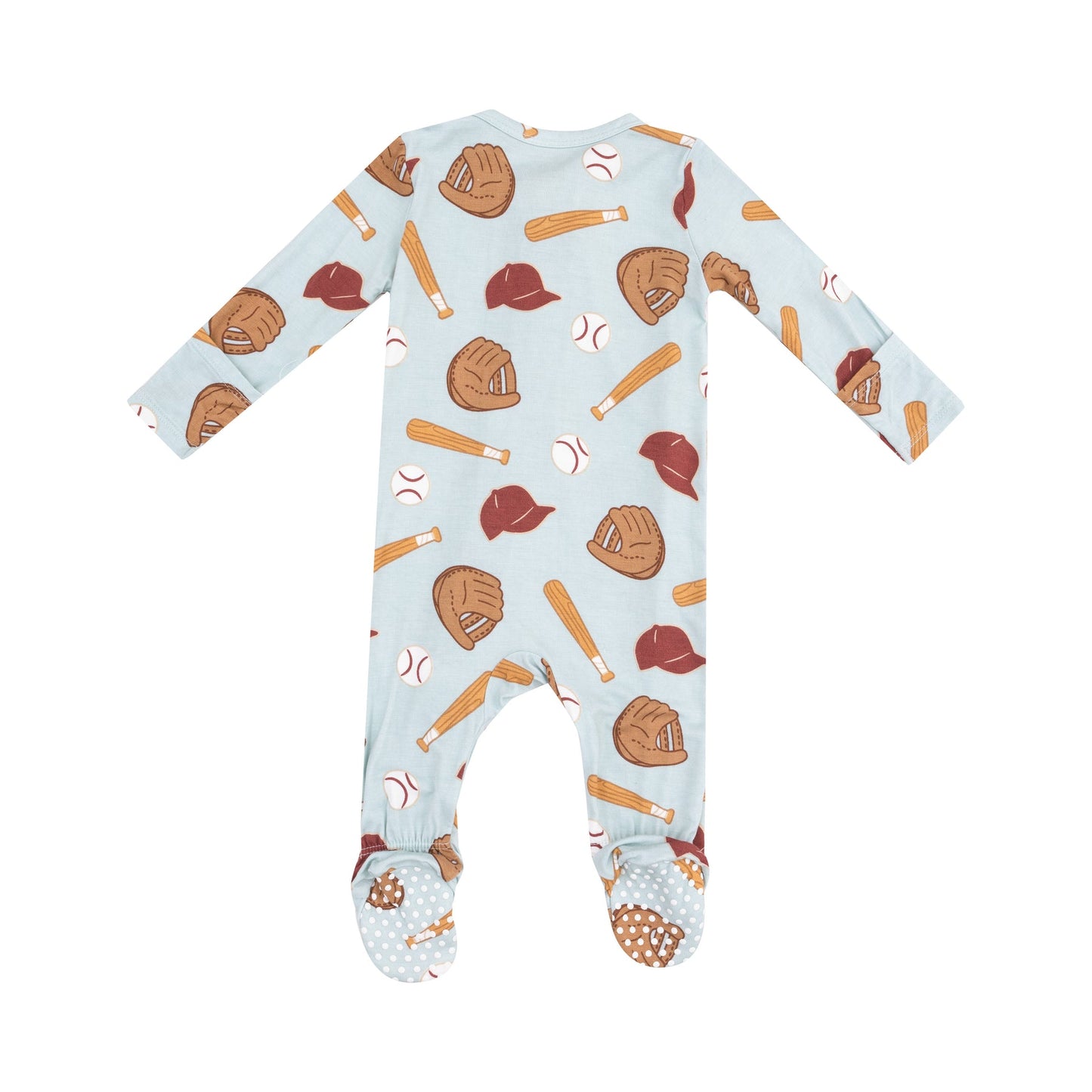 ANGEL DEAR BASEBALL ZIPPER FOOTIE