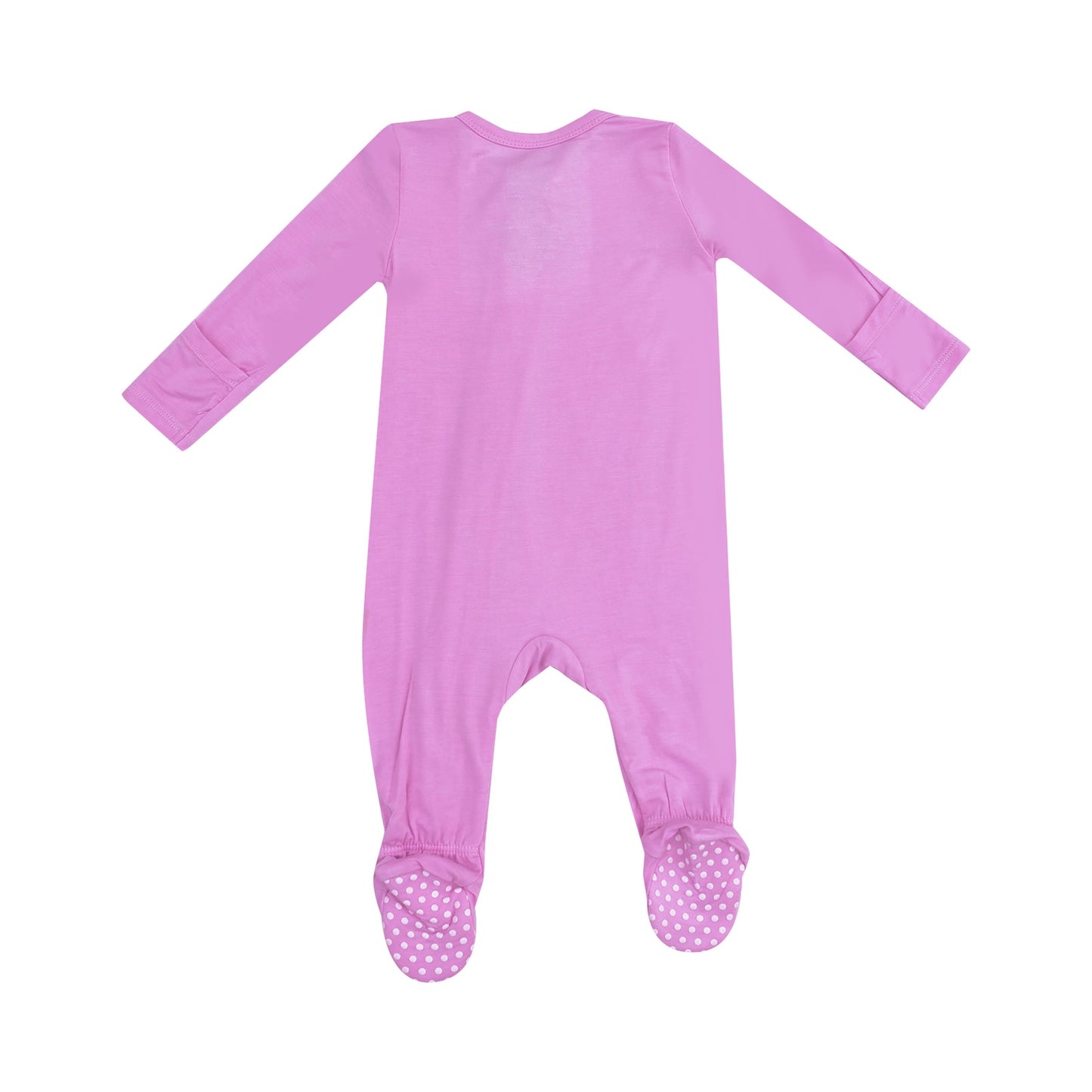 ANGEL DEAR CYCLAMEN ZIPPER FOOTIE