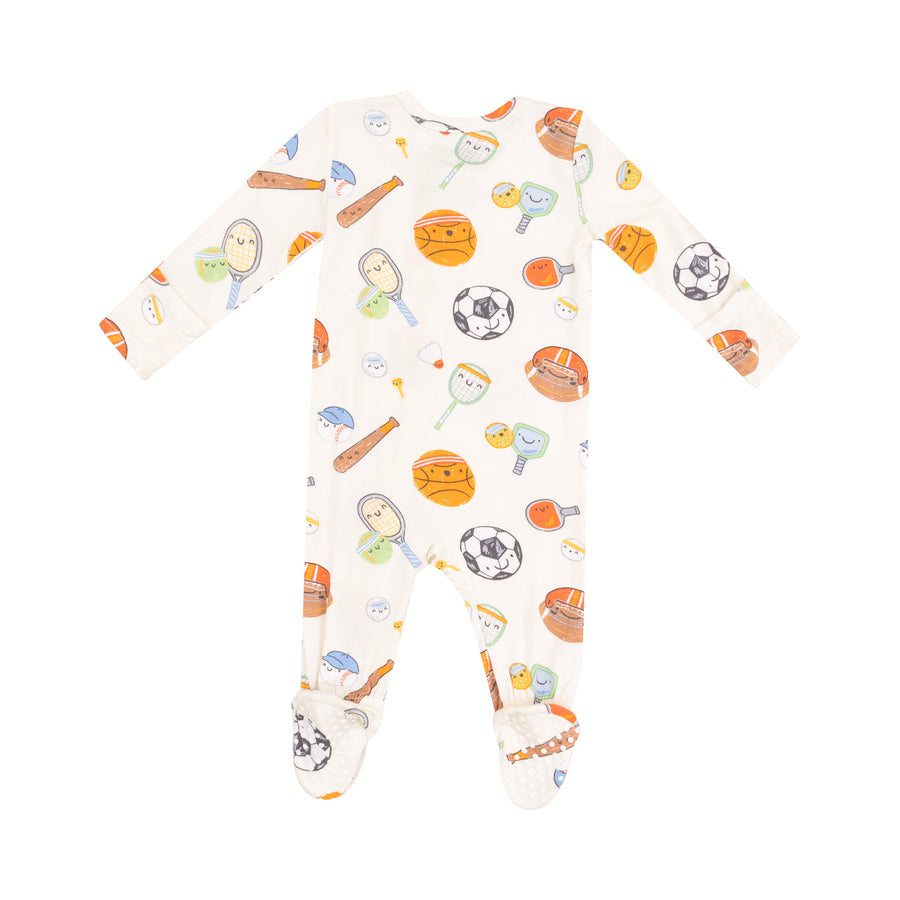 ANGEL DEAR SPORTS BALL ZIPPER FOOTIE