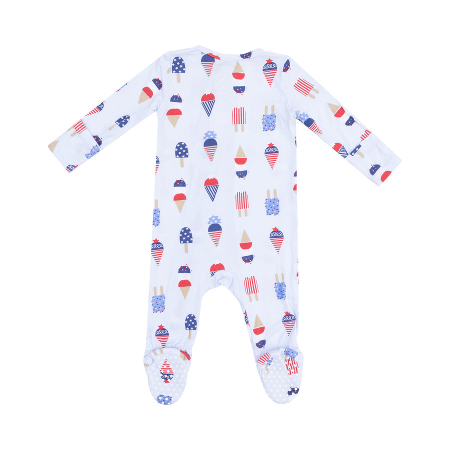 ANGEL DEAR AMERICAN ICE CREAM FOOTIE-BLUE