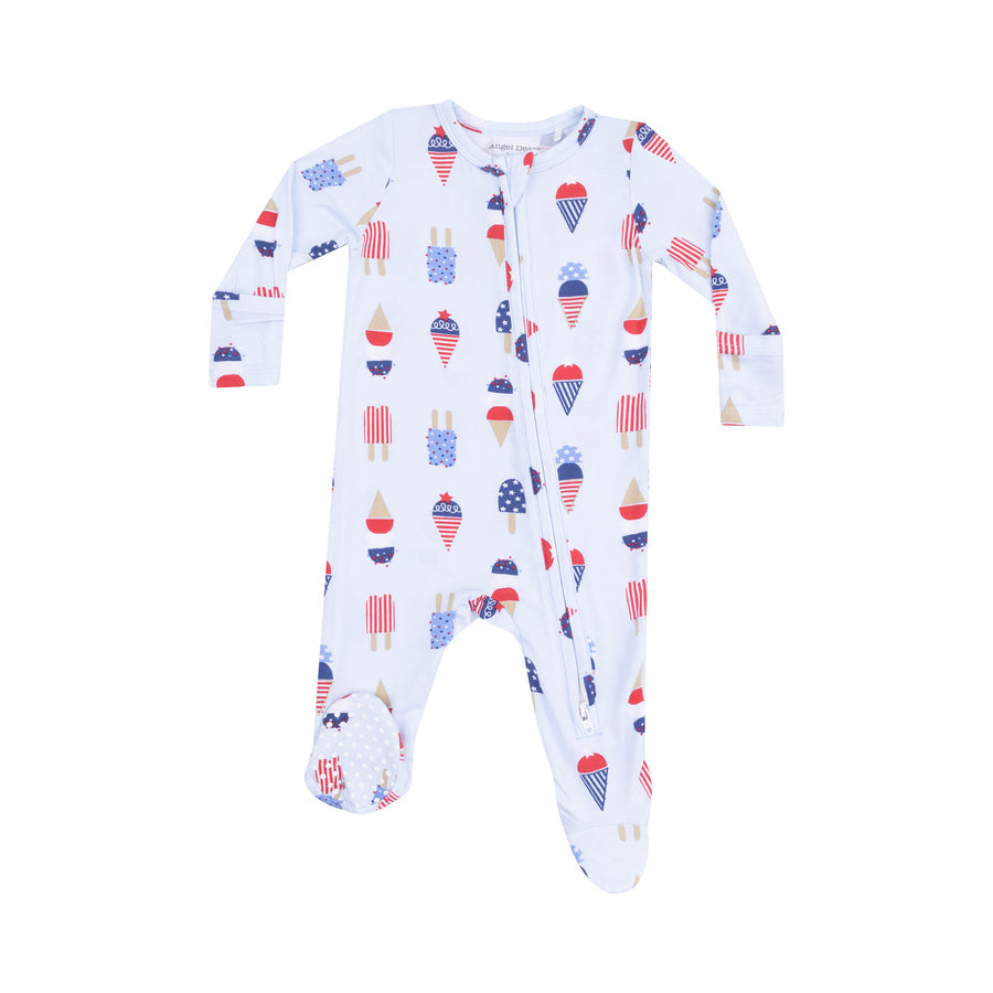 ANGEL DEAR AMERICAN ICE CREAM FOOTIE-BLUE