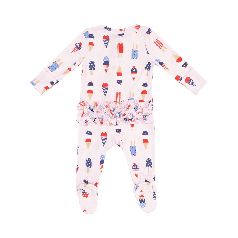 ANGEL DEAR AMERICAN ICE CREAM FOOTIE-PINK