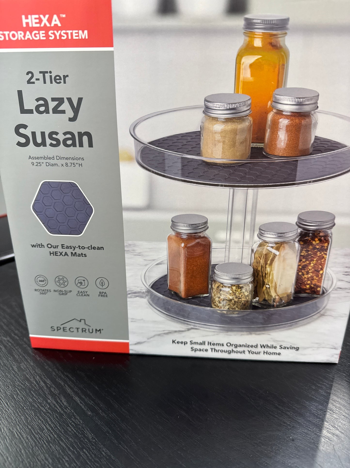 HEXA TURNTABLE - 2 TIER LAZY SUSAN