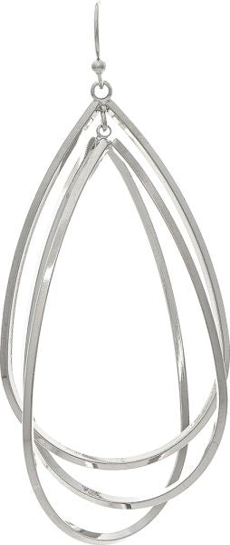 RAIN SILVER DANGLE EARRINGS