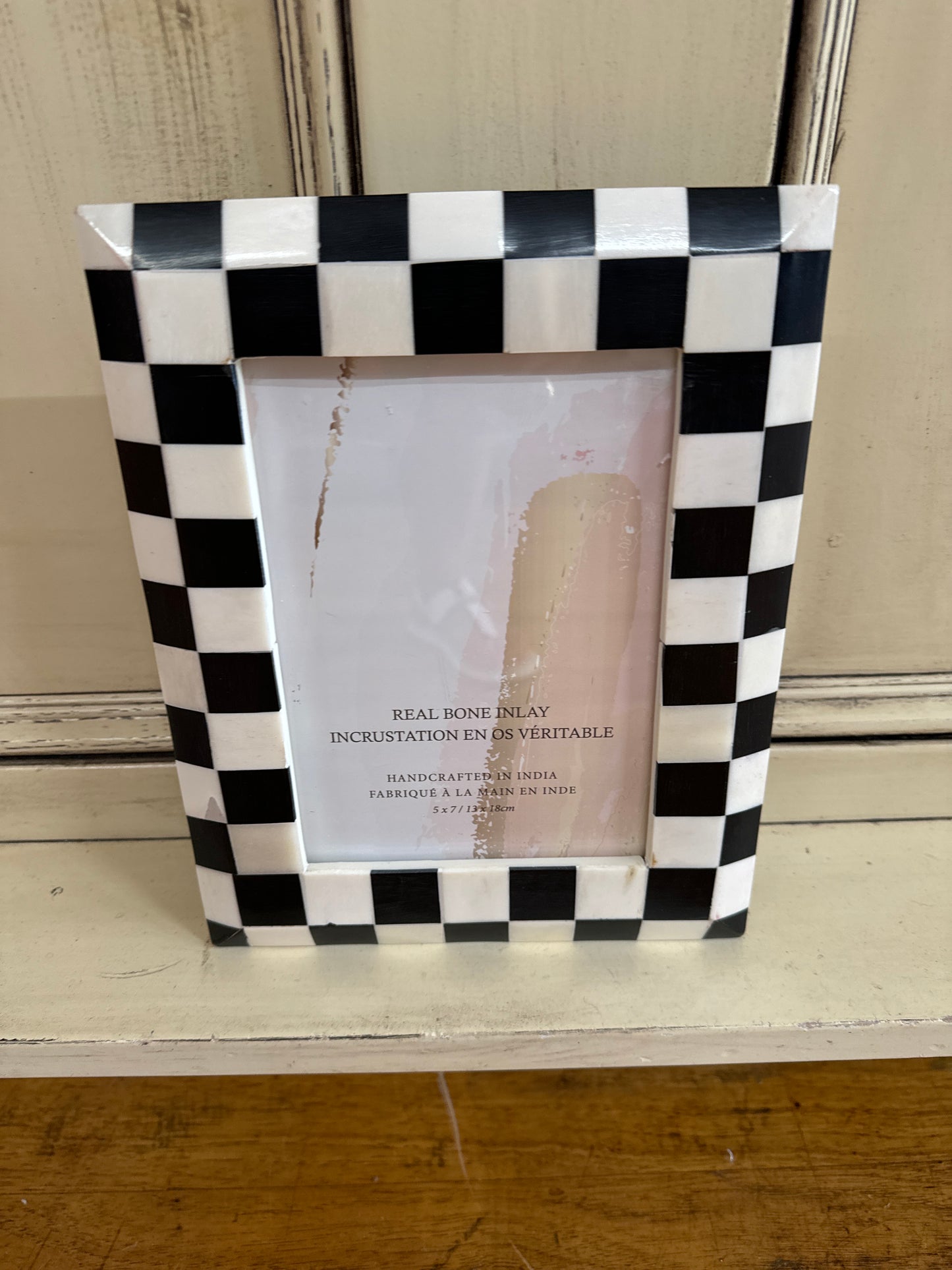 BLACK & CREAM 5X7 FRAME