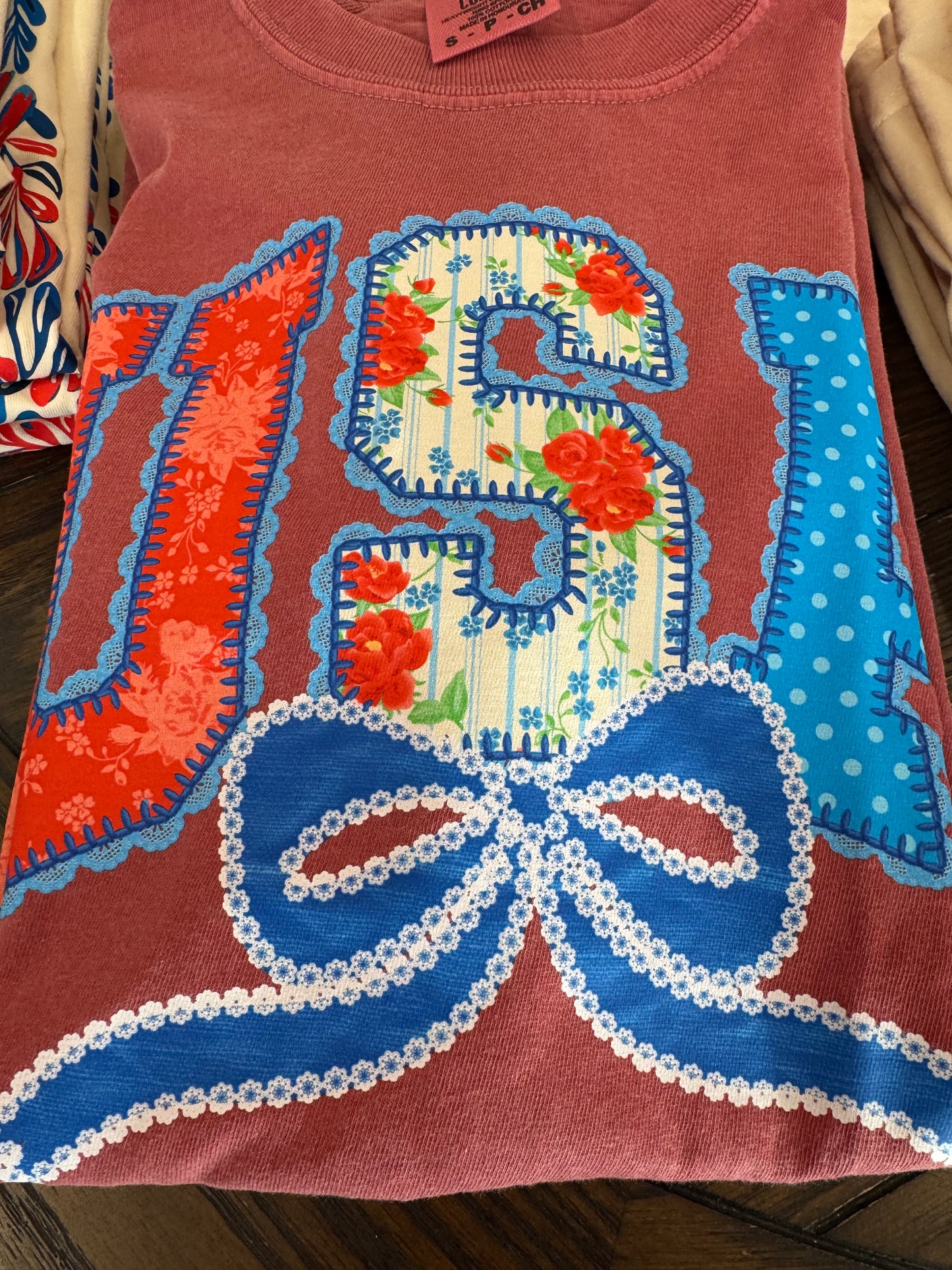 SBT-USA LACE PATRIOTIC SHIRT-JULY 4