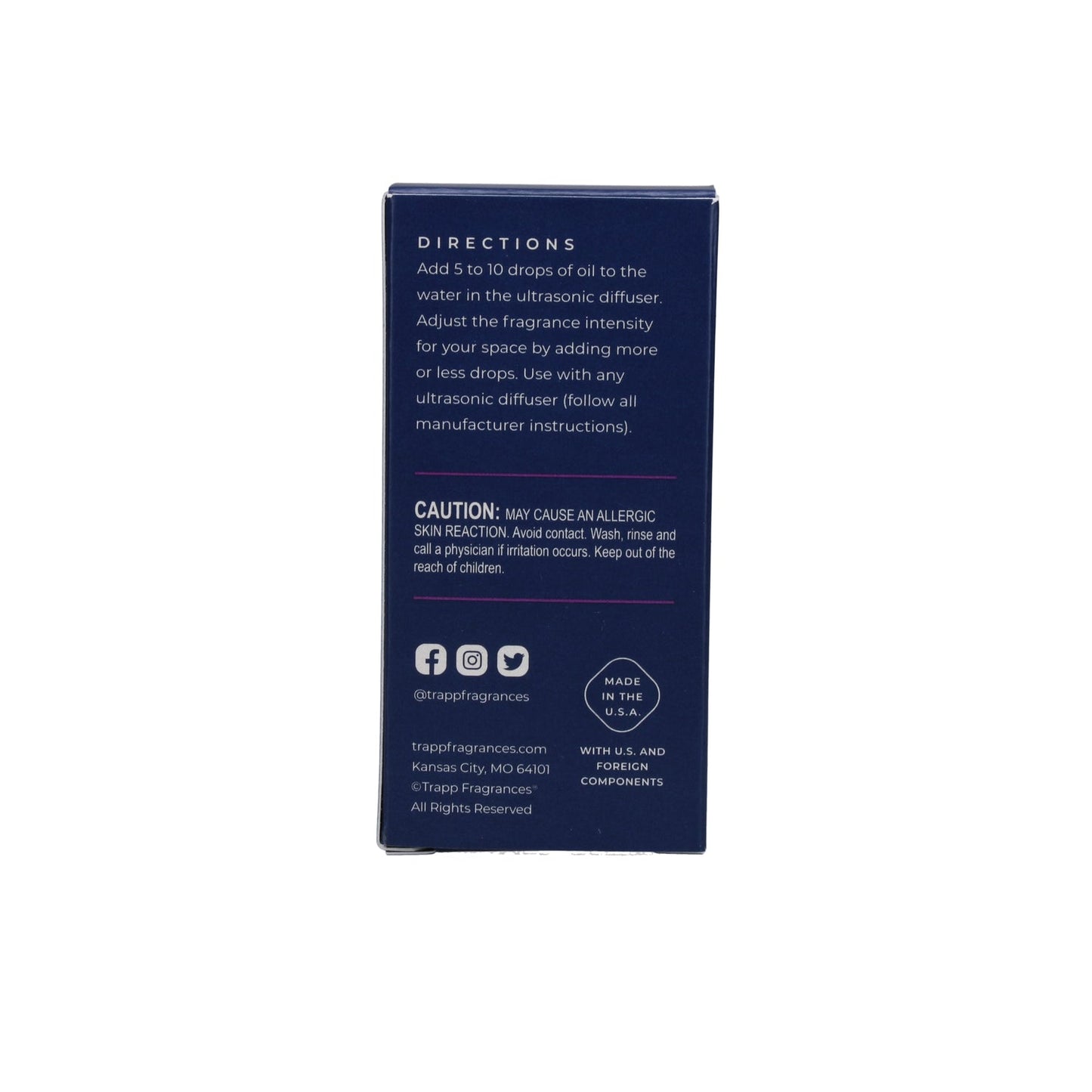 TRAPP DIFFUSER OIL/MED FIG/.5 OZ