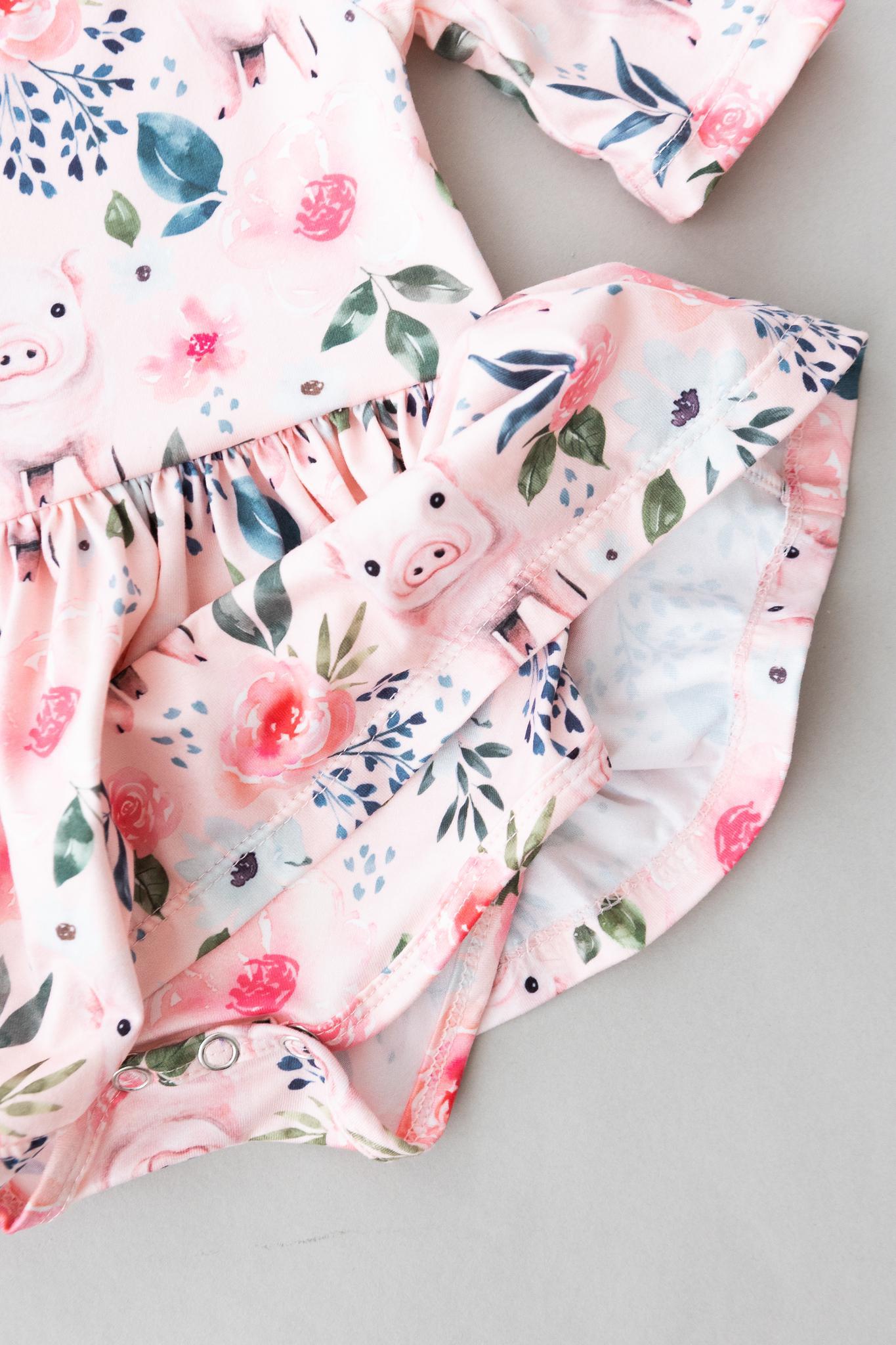 MILA & ROSE TWIRL BODYSUIT - THIS LITTLE PIGGY 18-24