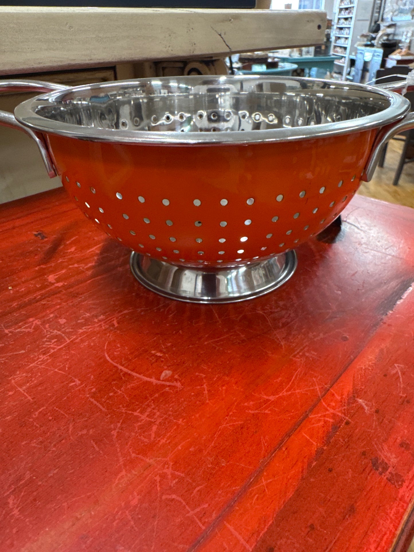 6" BERRY MINI COLANDER-ORANGE