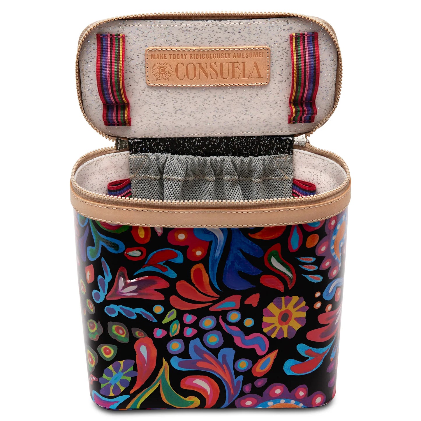 CONSUELA SLIM TRAIN CASE/SOPHIE BLACK