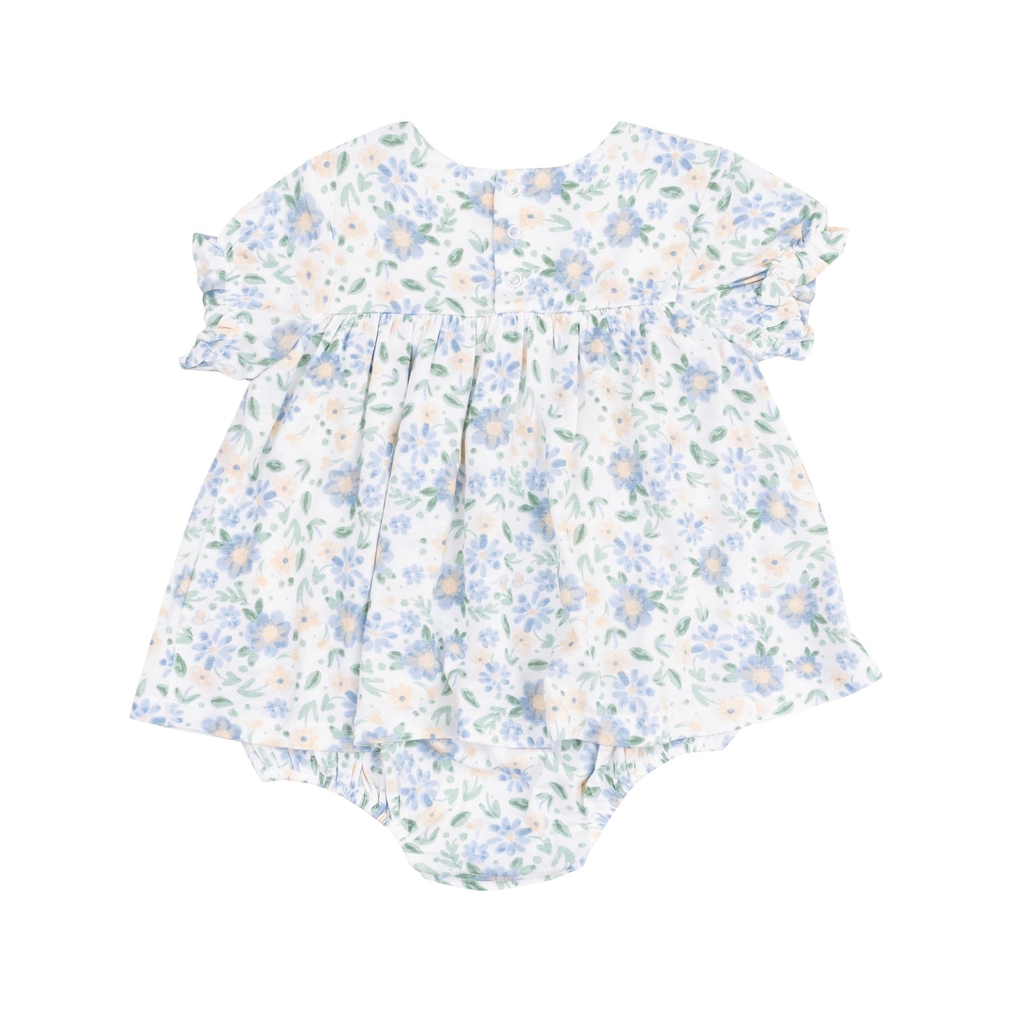 ANGEL DEAR VERONICAL SMOCKED RUFFLE W/ SKIRT