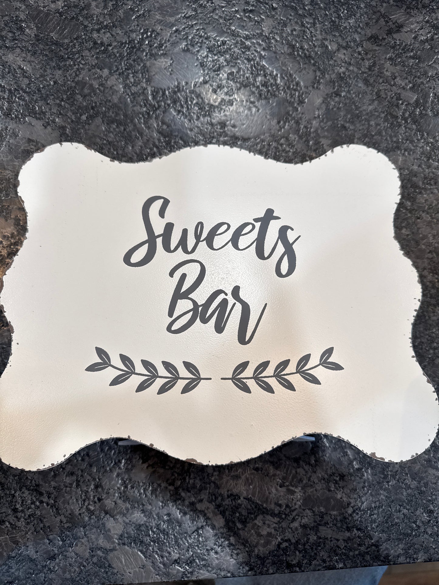 METAL SIGN-SWEETS BAR