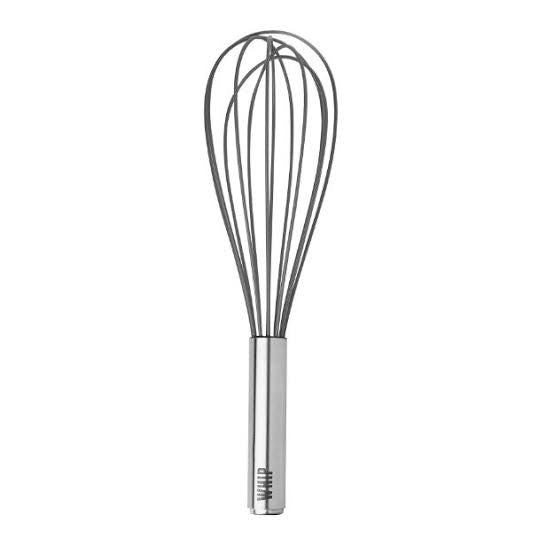 11” SILICONE WHISK-CHARCOAL
