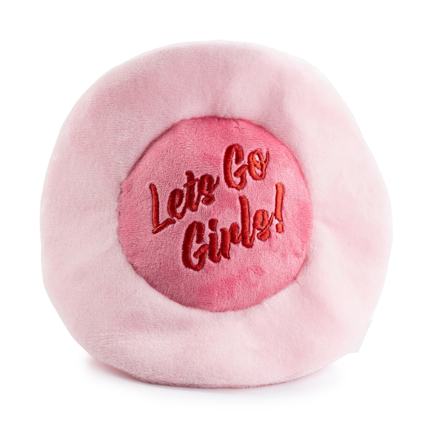 PINK COWGIRL HAT DOG TOY