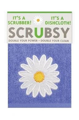 SCRUBSY CLOTH-DAISY