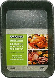 ULT 15X10 ROASTER PAN-SILVER GRANITE