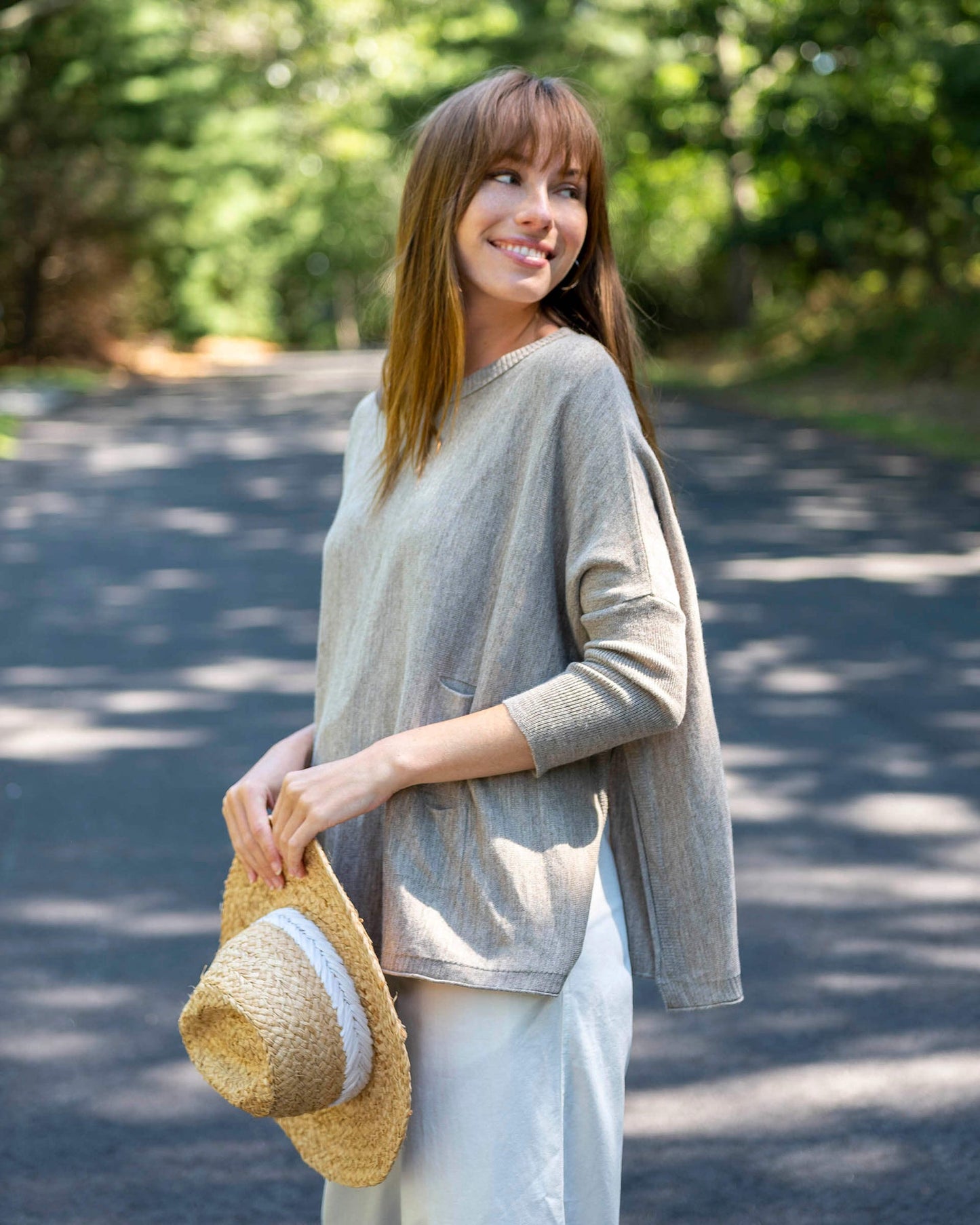 MERSEA CATALINA CREWNECK-DRIFTWOOD-OS