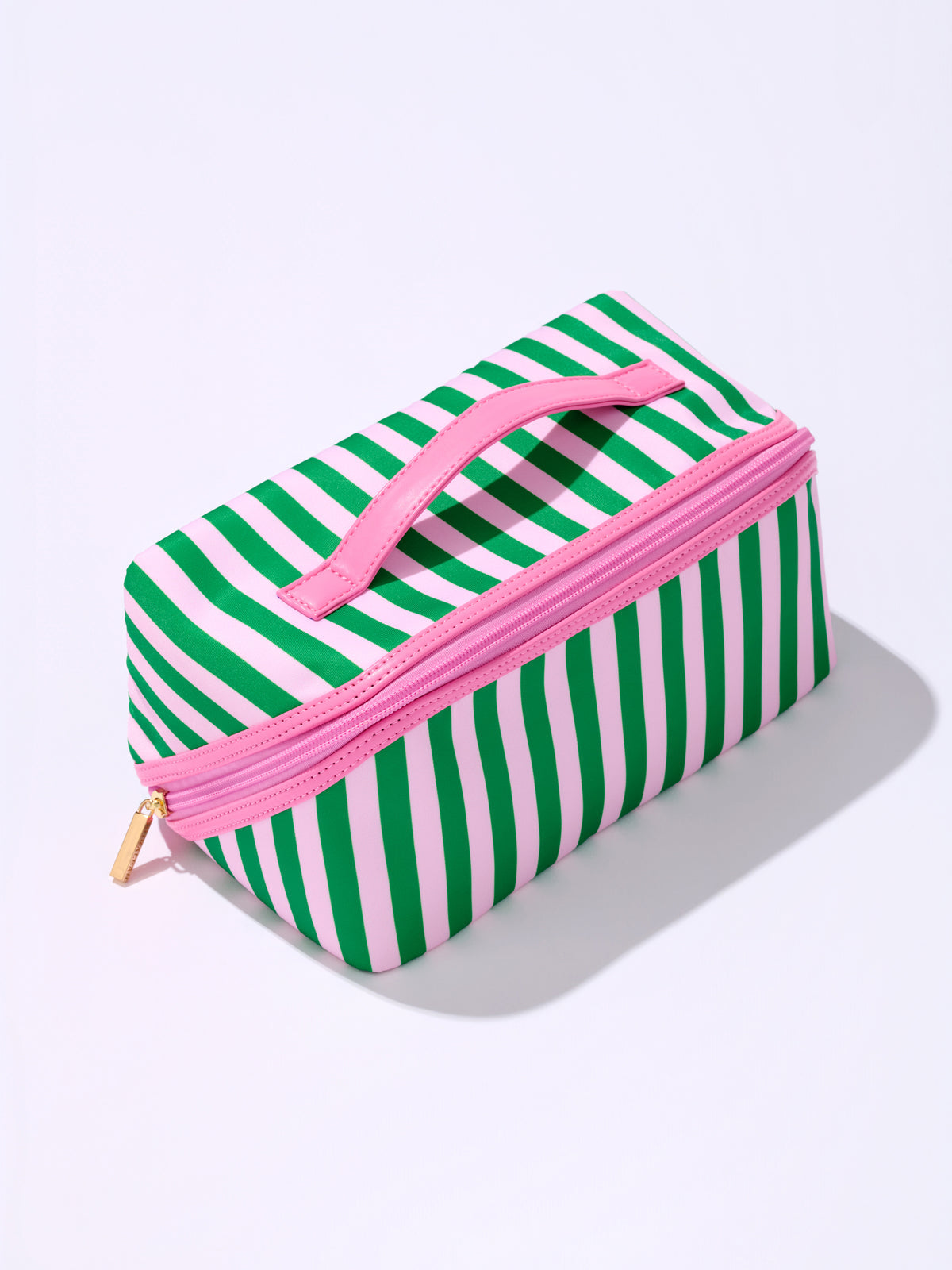 SHIRALEAH- BEVERLY COSMETIC ZIP-GREEN