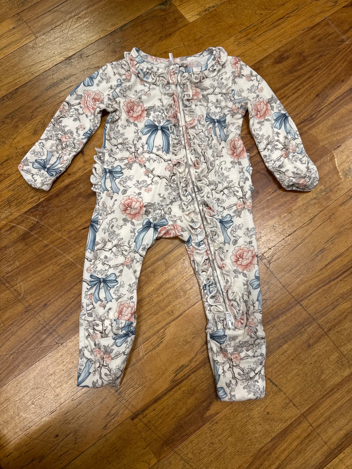 ROCKIN ROYALTY-COLETTE FOOTIE-NB