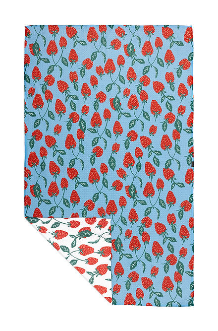 MU KITCHEN VIBE TOWEL-STRAWBERRY VINE