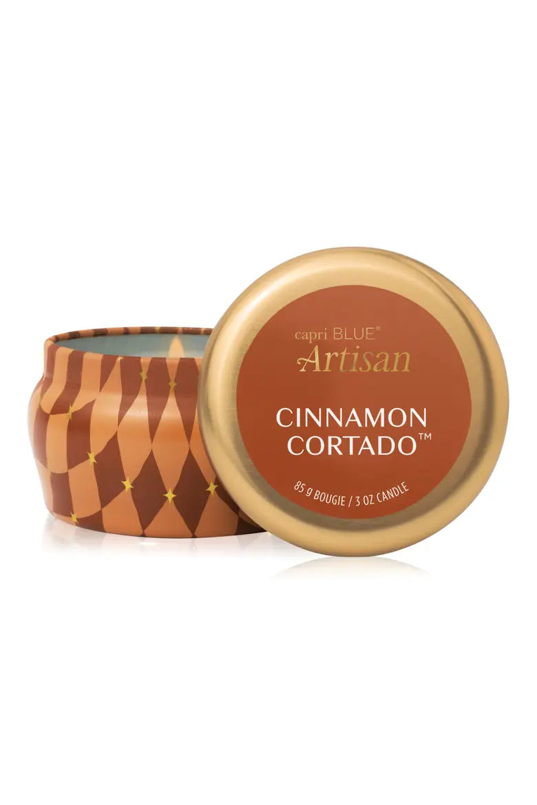 CAPRI BLUE-CINNAMON CORTADO MINI TIN