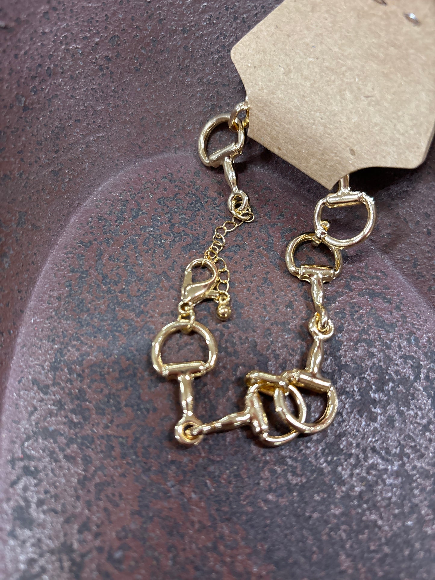 GOLD BIT LINK BRACELET