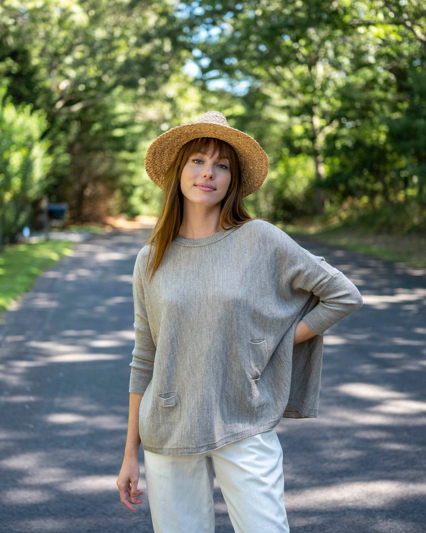 MERSEA CATALINA CREWNECK-DRIFTWOOD-OS