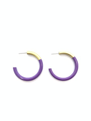 ACCESSORY JANE LIZ MED HOOP EARRINGS