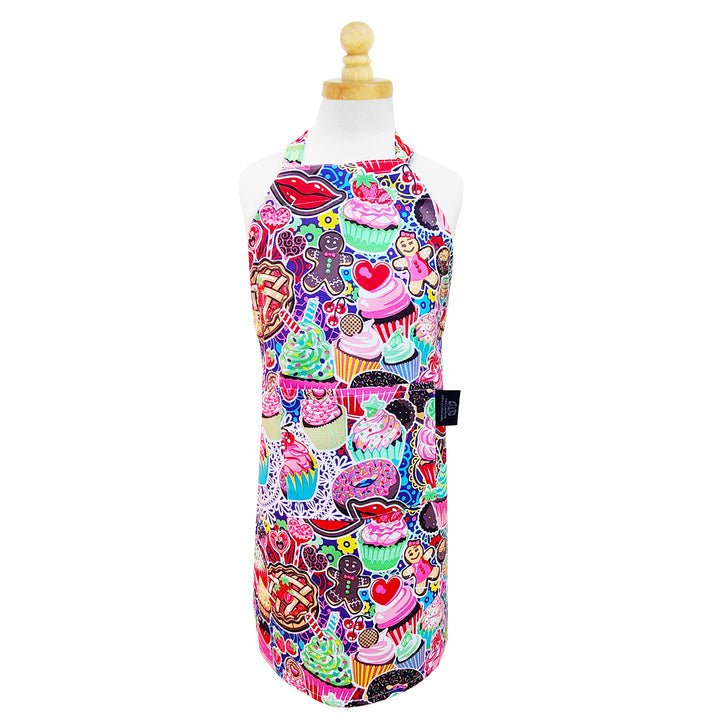 TWO LUMPS OF SUGAR CHILD APRON-DOUBLE YUMMY