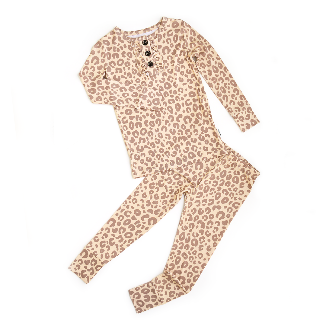 GIGI & MAX RUFFLE 2 PIECE-AMARI LEOPARD 18-24